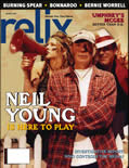 Neil Young on cover of Relix mag, 08/03